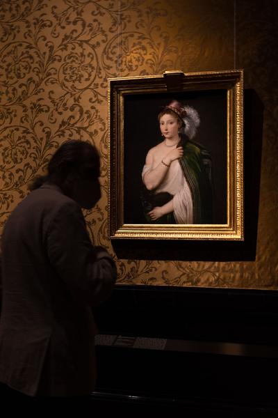 Kunsthistorisches Museum: Tizians Frauenbild. Schönheit – Liebe – Poesie (15.10.2021 - 16.1.20222) Foto: eSeL.at - Lorenz Seidler Foto: eSeL Lorenz Seidler