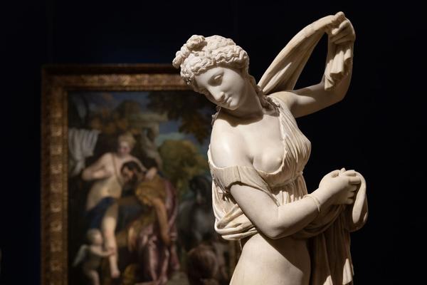 Kunsthistorisches Museum: Tizians Frauenbild. Schönheit – Liebe – Poesie (15.10.2021 - 16.1.20222) Foto: eSeL.at - Lorenz Seidler Foto: eSeL Lorenz Seidler