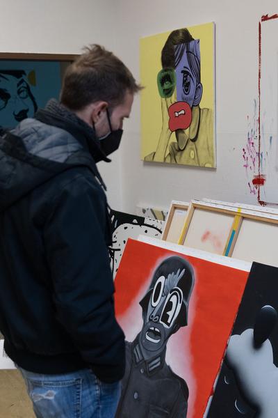 VIENNA ART WEEK 2021: Open Studio Day (Creative Cluster 1050, 13.11.2021) Foto: eSeL.at - Lorenz Seidler Foto: eSeL Lorenz Seidler