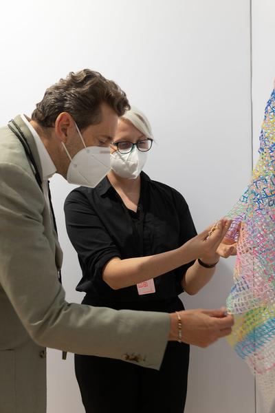 Vienna Contemporary 2021 (Alte Post, 2.9. - 5.9.2021) Foto: eSeL Foto: eSeL Lorenz Seidler