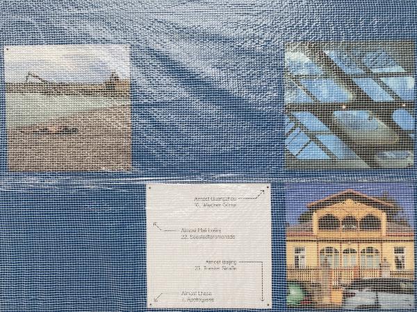 Wien Museum Karlsplatz (Baustellenzaun): Wojciech Czaja - „Almost" (vor Eröffnung, 11.2. - 28.3.2021) https://esel.at/termin/108211 | Foto: eSeL