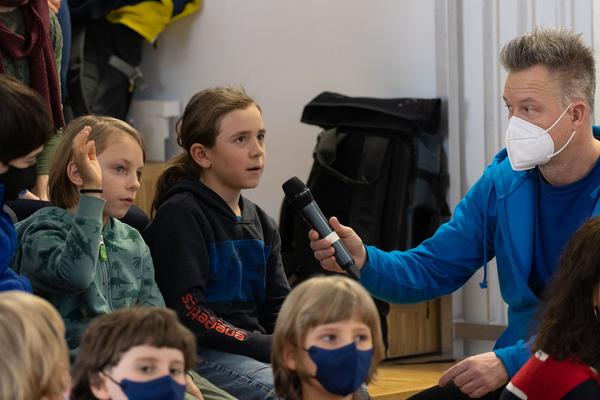 Zoom Kindermuseum: Wiener Kindervorlesung: Ulrike Ruprecht "Forschen zwischen Pinguinen und Gletschern" (3.4.2022) Foto: eSeL.at - Lorenz Seidler Foto: eSeL Lorenz Seidler