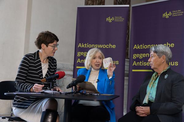 Haus der Geschichte Österreich: Aktionswoche gegen Antisemitismus - Zeitzeugin Dr. Erika Freeman (7.11.2022) Foto: eSeL.at - Lorenz Seidler Foto: eSeL Lorenz Seidler