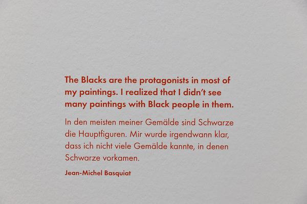 Albertina: Basquiat. Of Symbols and Signs (8.9.2022 - 8.1.2023) Foto: eSeL.at - Lorenz Seidler Foto: eSeL Lorenz Seidler