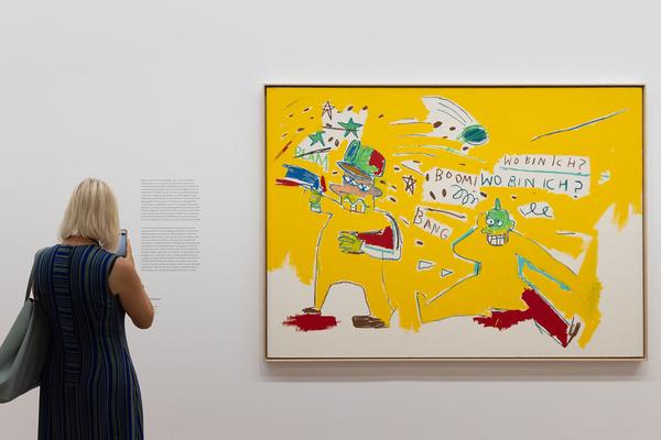 Albertina: Basquiat. Of Symbols and Signs (8.9.2022 - 8.1.2023) Foto: eSeL.at - Lorenz Seidler Foto: eSeL Lorenz Seidler