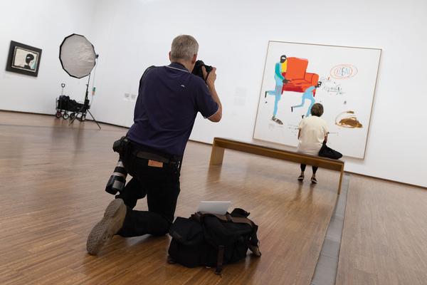 Albertina: Basquiat. Of Symbols and Signs (8.9.2022 - 8.1.2023) Foto: eSeL.at - Lorenz Seidler Foto: eSeL Lorenz Seidler