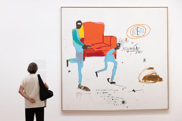 Albertina: Basquiat. Of Symbols and Signs (8.9.2022 - 8.1.2023) Foto: eSeL.at - Lorenz Seidler Foto: eSeL Lorenz Seidler