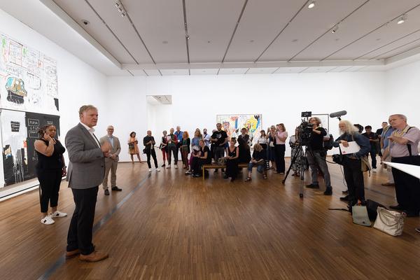 Albertina: Basquiat. Of Symbols and Signs (8.9.2022 - 8.1.2023) Foto: eSeL.at - Lorenz Seidler Foto: eSeL Lorenz Seidler