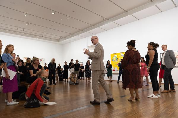 Albertina: Basquiat. Of Symbols and Signs (8.9.2022 - 8.1.2023) Foto: eSeL.at - Lorenz Seidler Foto: eSeL Lorenz Seidler