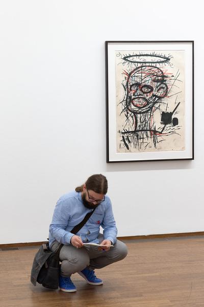 Albertina: Basquiat. Of Symbols and Signs (8.9.2022 - 8.1.2023) Foto: eSeL.at - Lorenz Seidler Foto: eSeL Lorenz Seidler