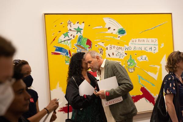 Albertina: Basquiat. Of Symbols and Signs (8.9.2022 - 8.1.2023) Foto: eSeL.at - Lorenz Seidler Foto: eSeL Lorenz Seidler