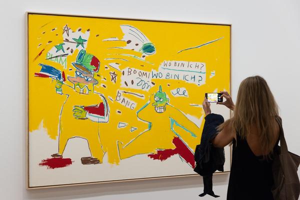 Albertina: Basquiat. Of Symbols and Signs (8.9.2022 - 8.1.2023) Foto: eSeL.at - Lorenz Seidler Foto: eSeL Lorenz Seidler