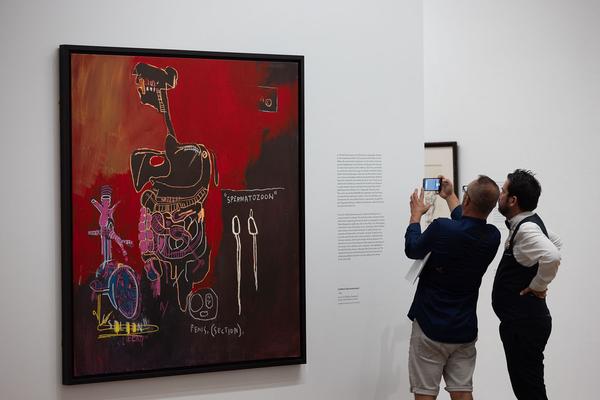 Albertina: Basquiat. Of Symbols and Signs (8.9.2022 - 8.1.2023) Foto: eSeL.at - Lorenz Seidler Foto: eSeL Lorenz Seidler
