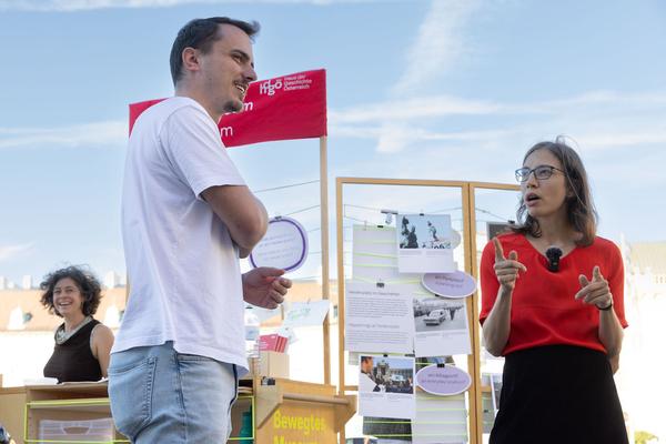 Haus der Geschichte Österreich: Geschichte,Oida! - TikTok-Livestream (1.9.2022) Foto: eSeL.at - Lorenz Seidler Foto: eSeL Lorenz Seidler