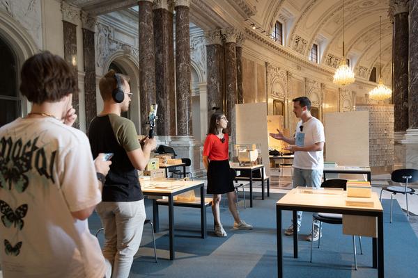 Haus der Geschichte Österreich: Geschichte,Oida! - TikTok-Livestream (1.9.2022) Foto: eSeL.at - Lorenz Seidler Foto: eSeL Lorenz Seidler