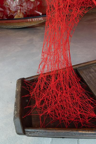 Landesgalerie Niederösterreich: Chiharu Shiota "Across the River" (11.6.2022 - 15.1.2023) Foto: eSeL.at - Lorenz Seidler Foto: eSeL Lorenz Seidler