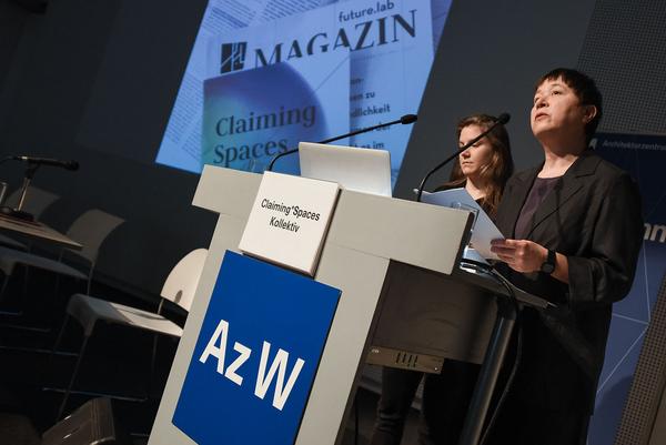 Claiming Spaces Konferenz: WHOSE HISTORY? Feministische Perspektiven in Architektur und Raumplanung (Az W Architekturzentrum Wien, 26.3.2022) Foto: eSeL.at - Joanna Pianka Foto: JOANNA PIANKA     300dpi.at