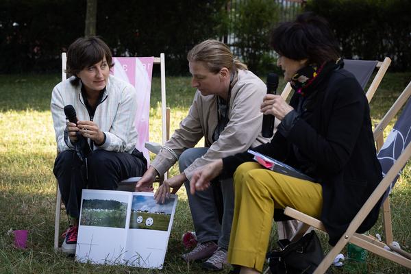 Belvedere21: Community Outreach: Marlene Hausegger - Platz an der Sonne (8.7.2022) Foto: eSeL.at - Lorenz Seidler Foto: eSeL Lorenz Seidler