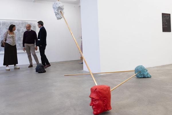 Galerie Martin Janda: "Reroute—Reorient" curated by Asier Mendizabal (9.9. - 18.10.2022) Foto: eSeL.at - Lorenz Seidler Foto: eSeL Lorenz Seidler