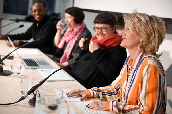 Dom Museum Wien: DOMerstagabend "Got it rough `cause I’m a She". Frauenarmut in Österreich (10.3.2022) Foto: eSeL.at - Lorenz Seidler Foto: eSeL.at - Joanna Pianka