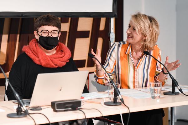 Dom Museum Wien: DOMerstagabend "Got it rough `cause I’m a She". Frauenarmut in Österreich (10.3.2022) Foto: eSeL.at - Lorenz Seidler Foto: eSeL.at - Joanna Pianka