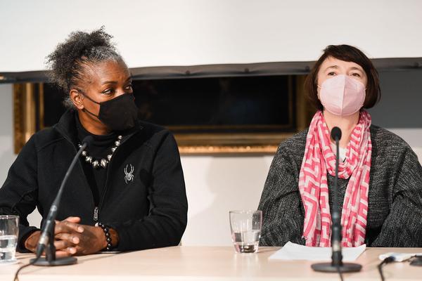 Dom Museum Wien: DOMerstagabend "Got it rough `cause I’m a She". Frauenarmut in Österreich (10.3.2022) Foto: eSeL.at - Lorenz Seidler Foto: eSeL.at - Joanna Pianka
