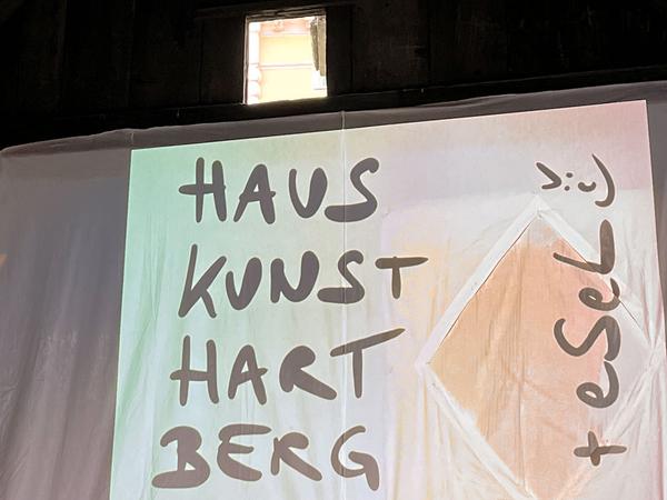 eSeL: Kunstloch im Ortskern (Haus Lebt, Hartberg, 23.9.2022) Foto: Heidrun Primas