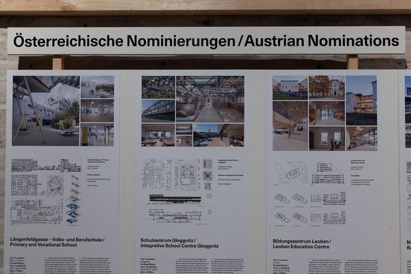 Az W Architekturzentrum Wien: Europas beste Bauten. Mies van der Rohe Award 2022 (6.10.2022 – 23.1.2023 ) Foto: eSeL.at - Lorenz Seidler Foto: eSeL Lorenz Seidler