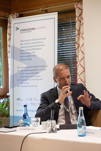 AIT TEC @ European Forum Alpbach 2022: Fact or Fake: The Role of Research in a Post-Truth Era (Böglerhof, 26.8.2022) Foto: eSeL.at - Lorenz Seidler Foto: eSeL Lorenz Seidler