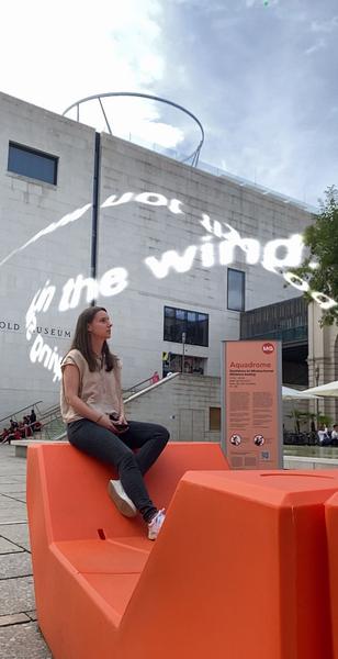 MuseumsQuartier Wien: Eva Schlegel "Flying Eyes" (ab 9.6.2022) Foto: eSeL.at - Lorenz Seidler