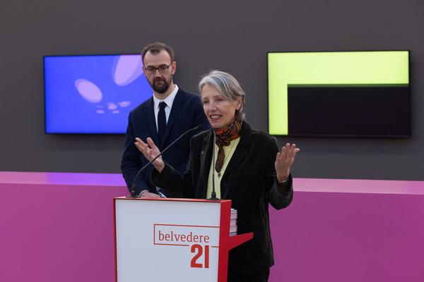 Belvedere 21: Gerwald Rockenschaub "circuit cruise / feasible memory/regulator" (25.11.2022 - 12.3.2023) Foto: eSeL.at - Lorenz Seidler Foto: eSeL Lorenz Seidler