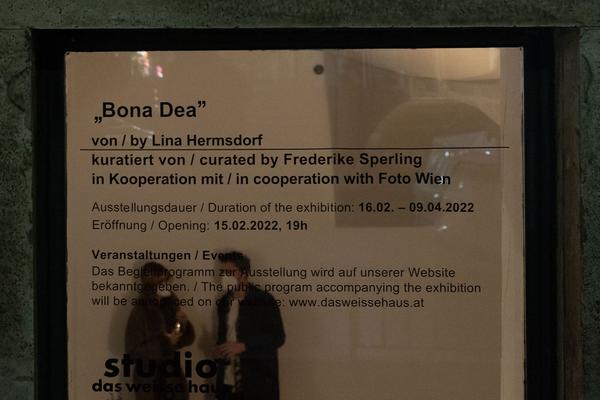 das weisse haus: Lina Hermsdorf „Bona Dea“ (16.02. – 09.04.2022) Foto: eSeL.at - Lorenz Seidler Foto: eSeL Lorenz Seidler