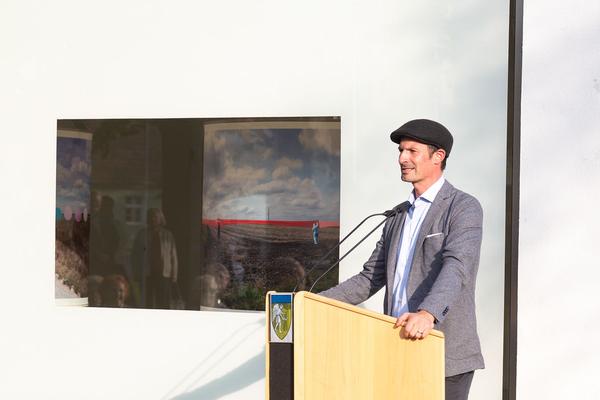 Kunst im öffentlichen Raum Niederösterreich: Markus Guschelbauer: peripheria (Kunstraum Weikendorf, Eröffnung 08.10.22) Foto: eSeL.at - Anastasiia Yakovenko Foto: eSeL.at - Anastasiia Yakovenko