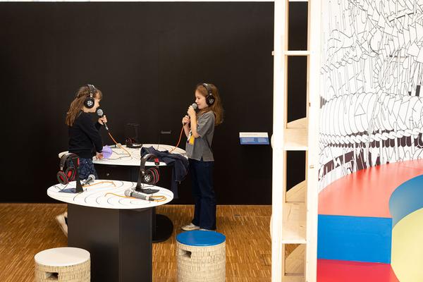 Zoom Kindermuseum: Mit und Ohne Worte. Mitmachausstellung zum Thema Kommunikation (seit 5.10.2022) Fototo: eSeL.at - Lorenz Seidler Foto: eSeL Lorenz Seidler