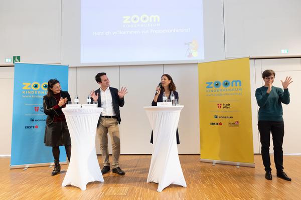 Zoom Kindermuseum: Mit und Ohne Worte. Mitmachausstellung zum Thema Kommunikation (Pressekonferenz, 5.10.2022) Fototo: eSeL.at - Lorenz Seidler Foto: eSeL Lorenz Seidler