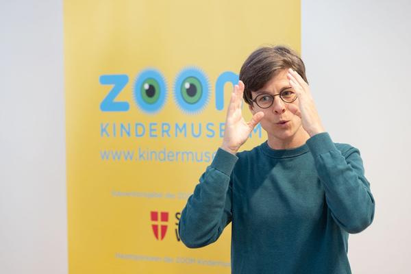 Zoom Kindermuseum: Mit und Ohne Worte. Mitmachausstellung zum Thema Kommunikation (Pressekonferenz, 5.10.2022) Fototo: eSeL.at - Lorenz Seidler Foto: eSeL Lorenz Seidler