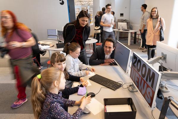 Zoom Kindermuseum: Mit und Ohne Worte. Mitmachausstellung zum Thema Kommunikation (seit 5.10.2022) Fototo: eSeL.at - Lorenz Seidler Foto: eSeL Lorenz Seidler