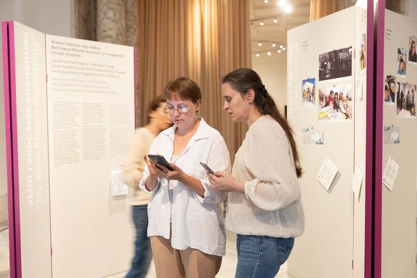 Haus der Geschcihte Österreich: “My Voice Means Something”. Ukrainische Frauen über den Krieg (Eröffnung, 22.8. - 16.10.2022) Foto: eSeL.at - Lorenz Seidler Foto: eSeL Lorenz Seidler