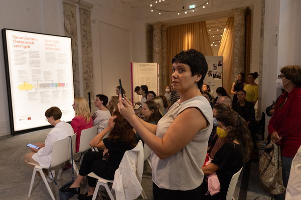 Haus der Geschcihte Österreich: “My Voice Means Something”. Ukrainische Frauen über den Krieg (Eröffnung, 22.8. - 16.10.2022) Foto: eSeL.at - Lorenz Seidler Foto: eSeL Lorenz Seidler