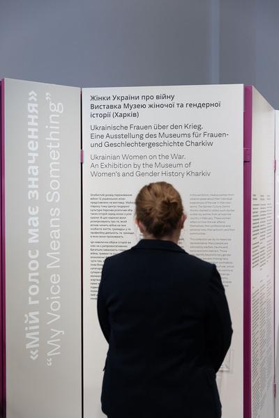Haus der Geschcihte Österreich: “My Voice Means Something”. Ukrainische Frauen über den Krieg (Eröffnung, 22.8. - 16.10.2022) Foto: eSeL.at - Lorenz Seidler Foto: eSeL Lorenz Seidler