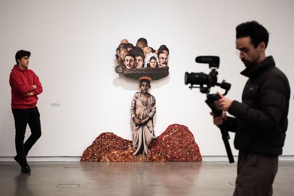 Kunsthalle Wien: Rajkamal Kahlon. Which Side Are You On? (1.12.2022 - 9.4.2023) Foto: eSeL.at - Joanna Pianka Foto: eSeL.at - Joanna Pianka