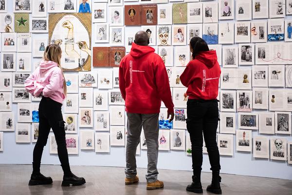 Kunsthalle Wien: Rajkamal Kahlon. Which Side Are You On? (1.12.2022 - 9.4.2023) Foto: eSeL.at - Joanna Pianka Foto: eSeL.at - Joanna Pianka