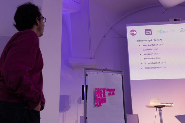 MuseumsQuartier Wien: Raum schaffen: "Co-Design Your MQ" Hackathon (21.9.2022) Foto: eSeL.at - Lorenz Seidler Foto: eSeL Lorenz Seidler