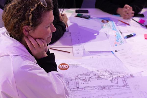 MuseumsQuartier Wien: Raum schaffen: "Co-Design Your MQ" Hackathon (20.9. - 21.9.2022) Foto: eSeL.at - Lorenz Seidler Foto: eSeL Lorenz Seidler