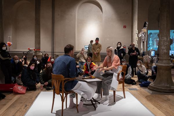 Akademie der Bildenden Künste Wien: Pål Rees "I can do it on the Tenth" @ Rundgang 2022 (Atelierhaus / Semperdepot, 20.1.-23.1.2022) Foto: eSeL.at - Lorenz Seidler Foto: eSeL Lorenz Seidler