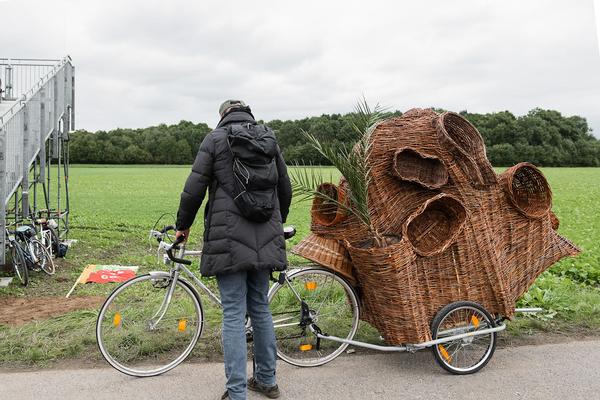 Kunst im öffentlichen Raum Niederösterreich: SUPER NATURE, Teil 1. Kunst am Iron Curtain Trail (Eröffnung, 17.9.2022) Fotos: eSeL.at - Joanna Pianka Foto: Joanna Pianka