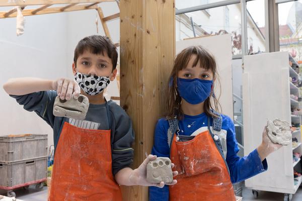 Zoom Kindermuseum: "Ton- und Gipsgeschichten im Möbelwald" Workshops für Kinder von 3 bis 12 Jahren (Zoom Atelier) Foto: eSeL.at - Lorenz Seidler Foto: eSeL Lorenz Seidler