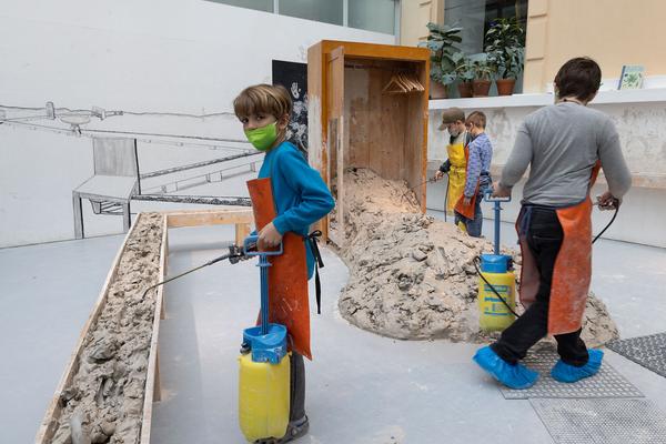Zoom Kindermuseum: "Ton- und Gipsgeschichten im Möbelwald" Workshops für Kinder von 3 bis 12 Jahren (Zoom Atelier) Foto: eSeL.at - Lorenz Seidler Foto: eSeL Lorenz Seidler