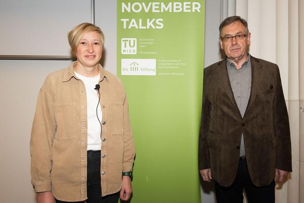 TU Wien / Sto Stiftung: "Urban Space and Shelter": Bohdan Cherkes (Lviv Polytechnic National University) & Oleksandra Naryzhna - Urban Reform (Kharkiv/Rotterdam) (28.11.2022) Foto: eSeL.at - Joanna Pianka Foto: eSeL.at - Joanna Pianka
