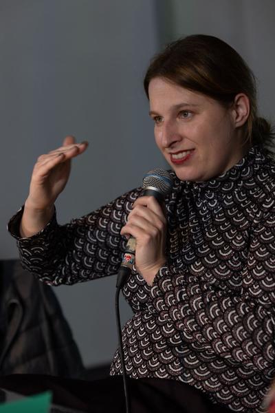 VIENNA ART WEEK Challenging Orders LINE-UP: “Challenging orders in society and politics” Natascha Strobl & Brigitte Buchhammer im Gespräch mit Robert Punkenhofer & Julia Hartmann (VIENNA ART WEEK) (25.11.2022) Foto: eSeL.at - Lorenz Seidler Foto: eSeL Lorenz Seidler